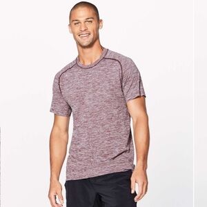 [L] Lululemon Athletica Men’s Metal Vent Tech Short Sleeve Shirt Cassis/…